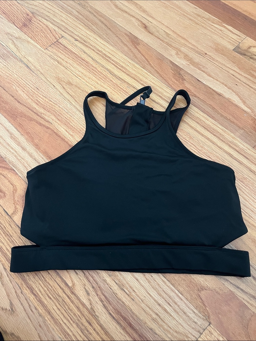 H&M Black High-Neck Sports Bralette
